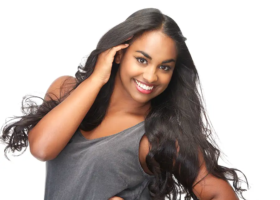 Images Salon Suites by Amani in Fairview Heights, IL - woman with beautiful wig/weave